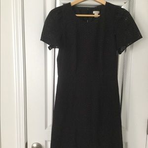 J.Crew Factory black cutout dress